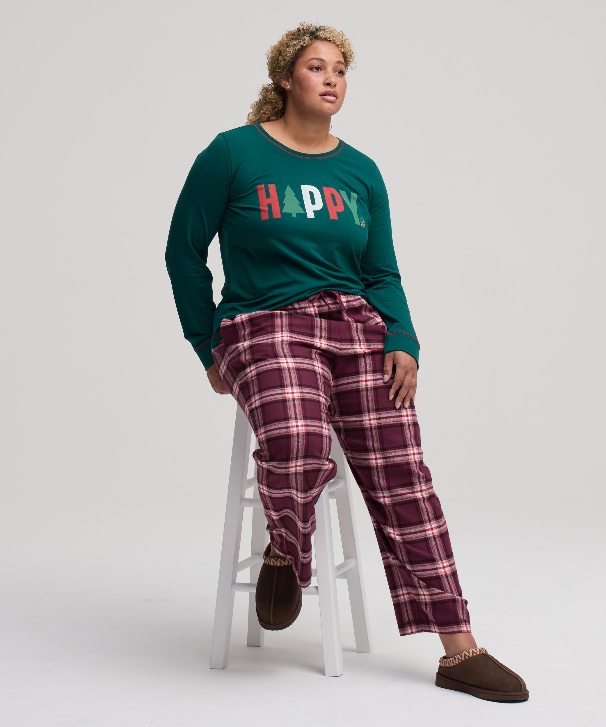 Pantalon en flanelle pour femmes, Denver Hayes