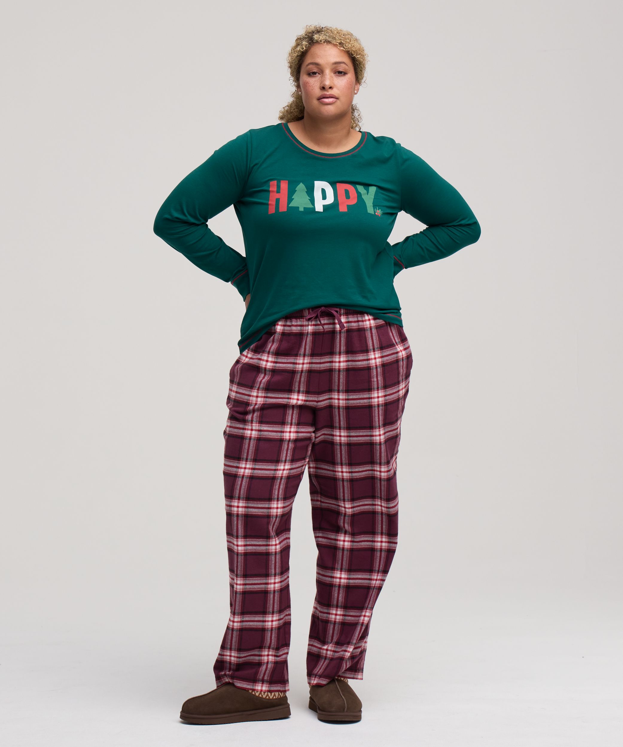 Pantalon en flanelle pour femmes, Denver Hayes