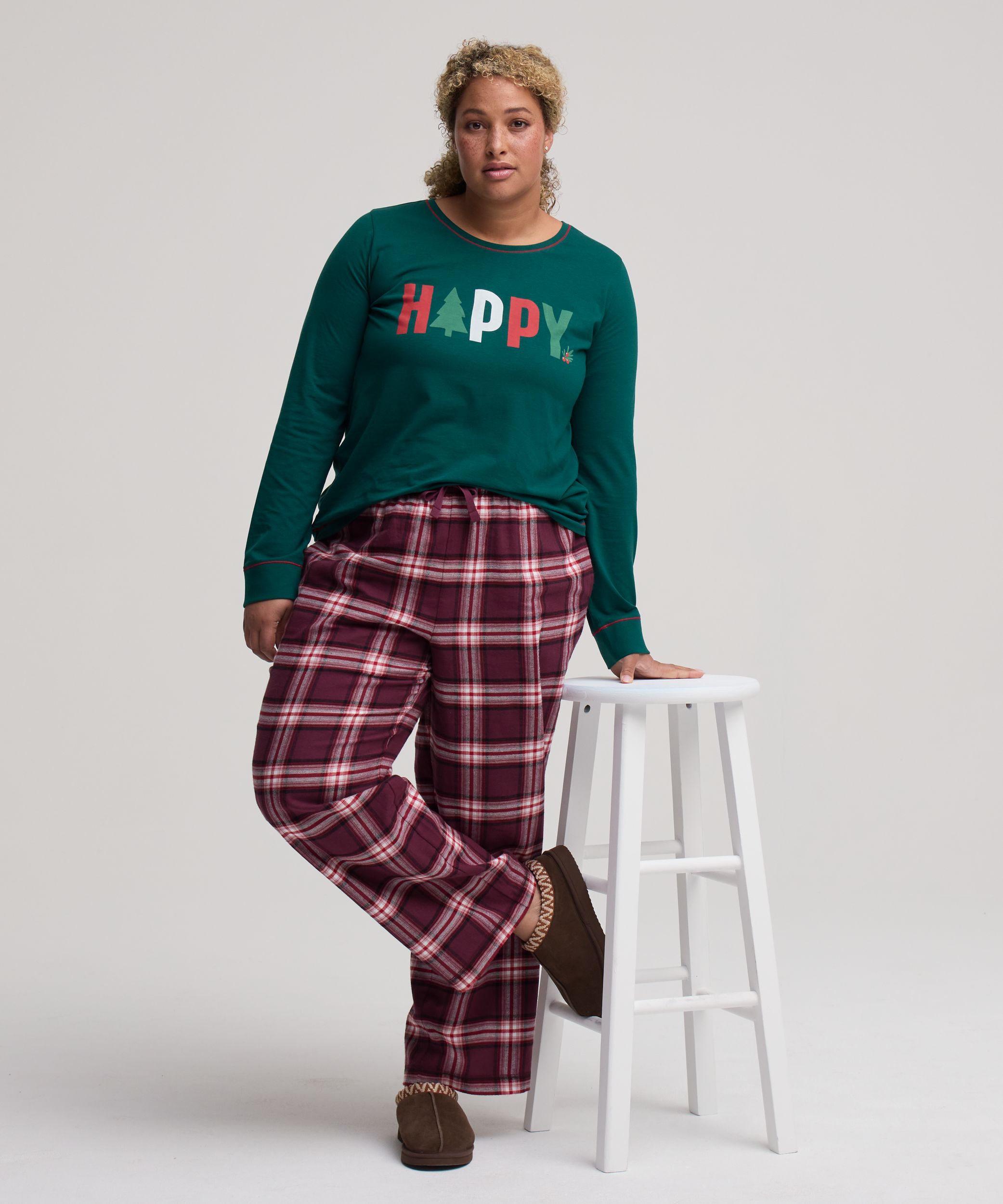Pantalon en flanelle pour femmes, Denver Hayes