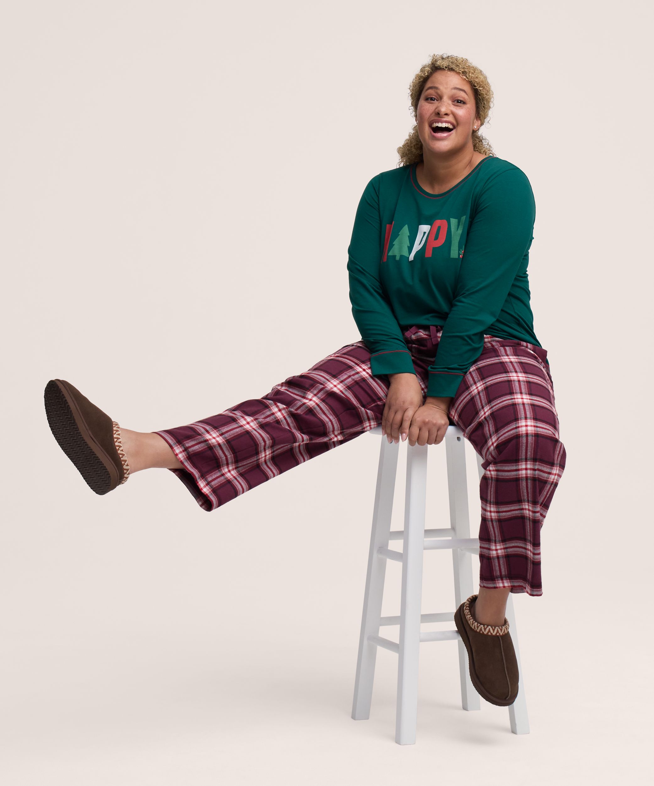 Pantalon en flanelle pour femmes, Denver Hayes