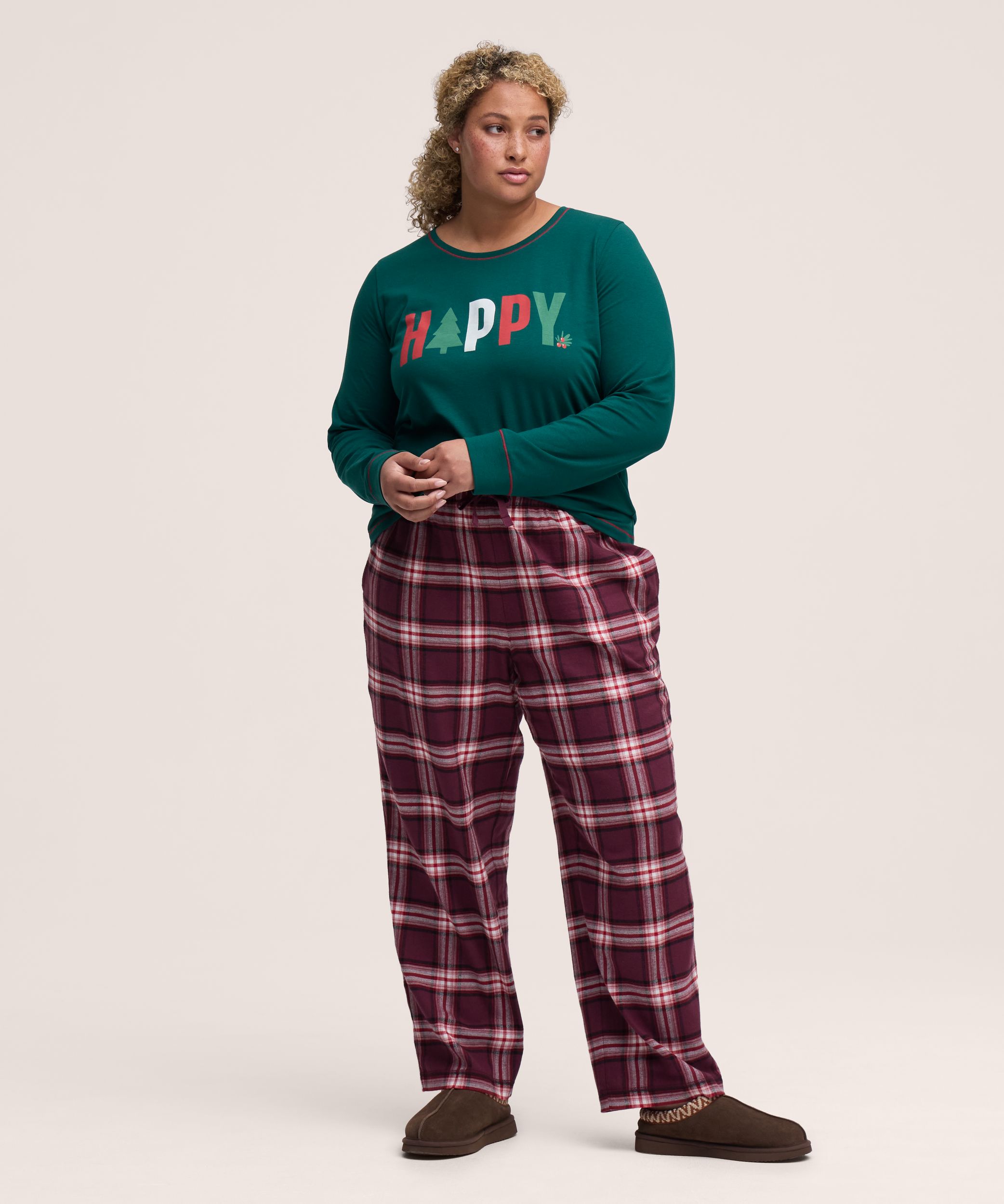 Pantalon en flanelle pour femmes, Denver Hayes
