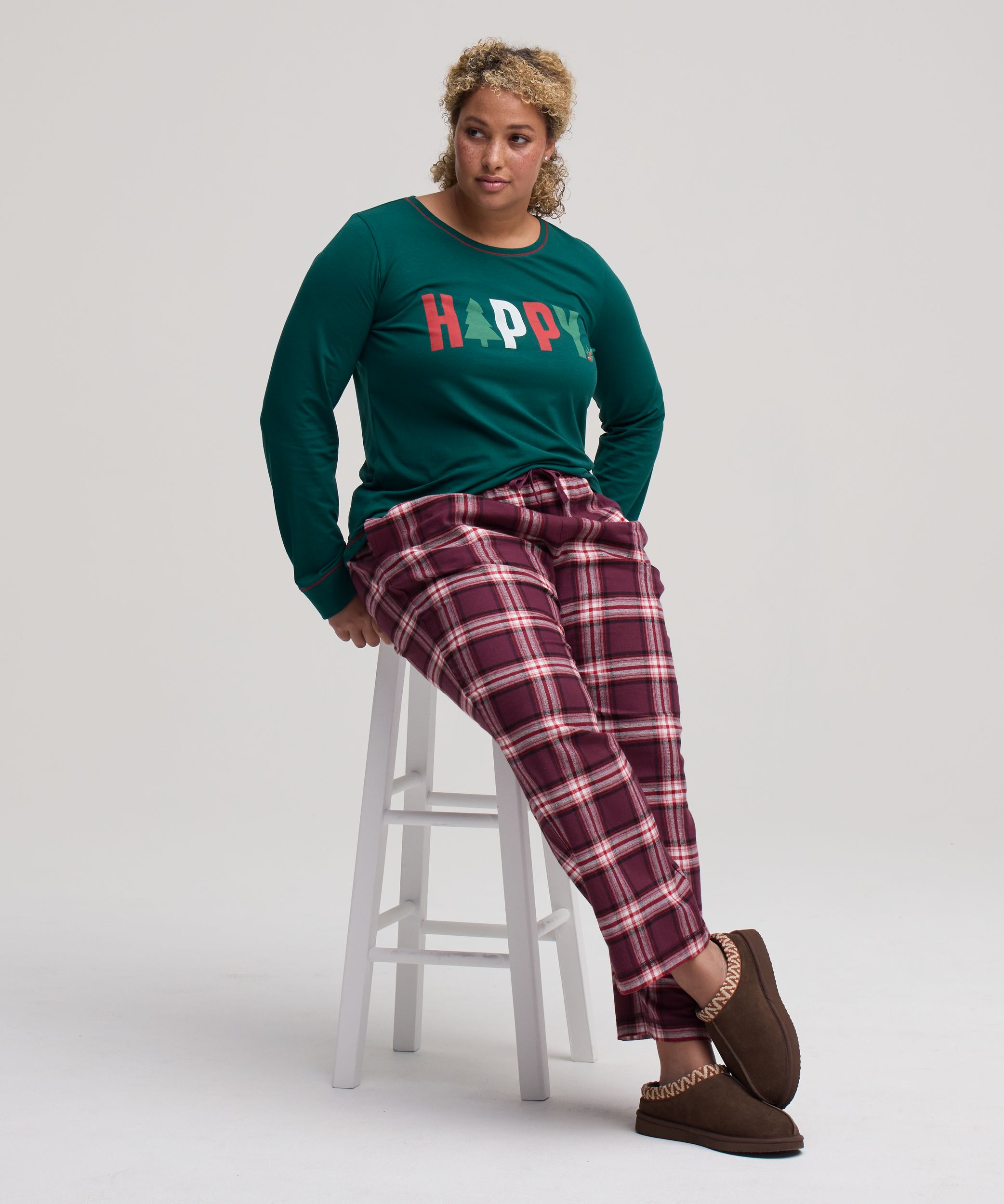 Pantalon en flanelle pour femmes, Denver Hayes