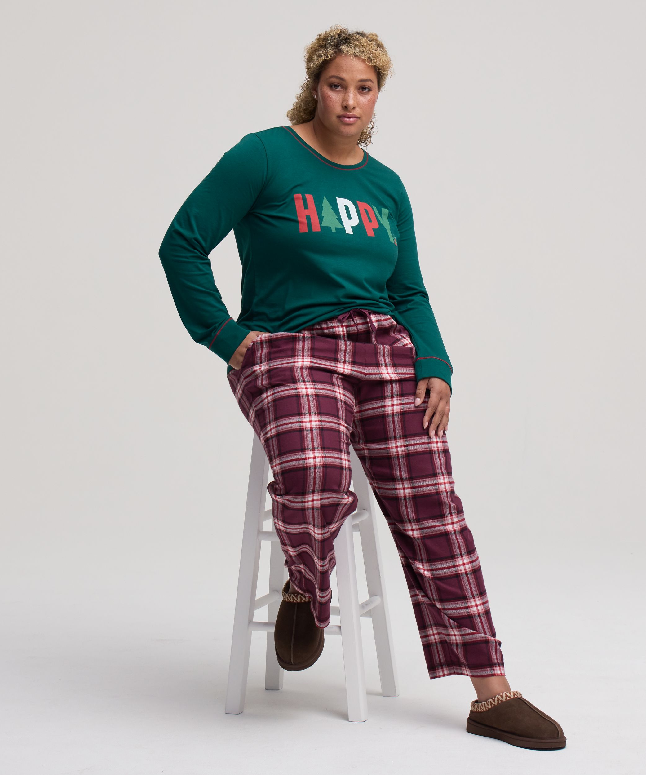 Pantalon en flanelle pour femmes, Denver Hayes