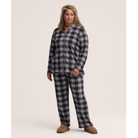 Ensemble de pyjama 2&nbsp;pièces en micropeluche brossée pour femmes, Denver Hayes