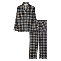 Denver Hayes Women's 2 Piece Brushed Micro Plush Pajama Set