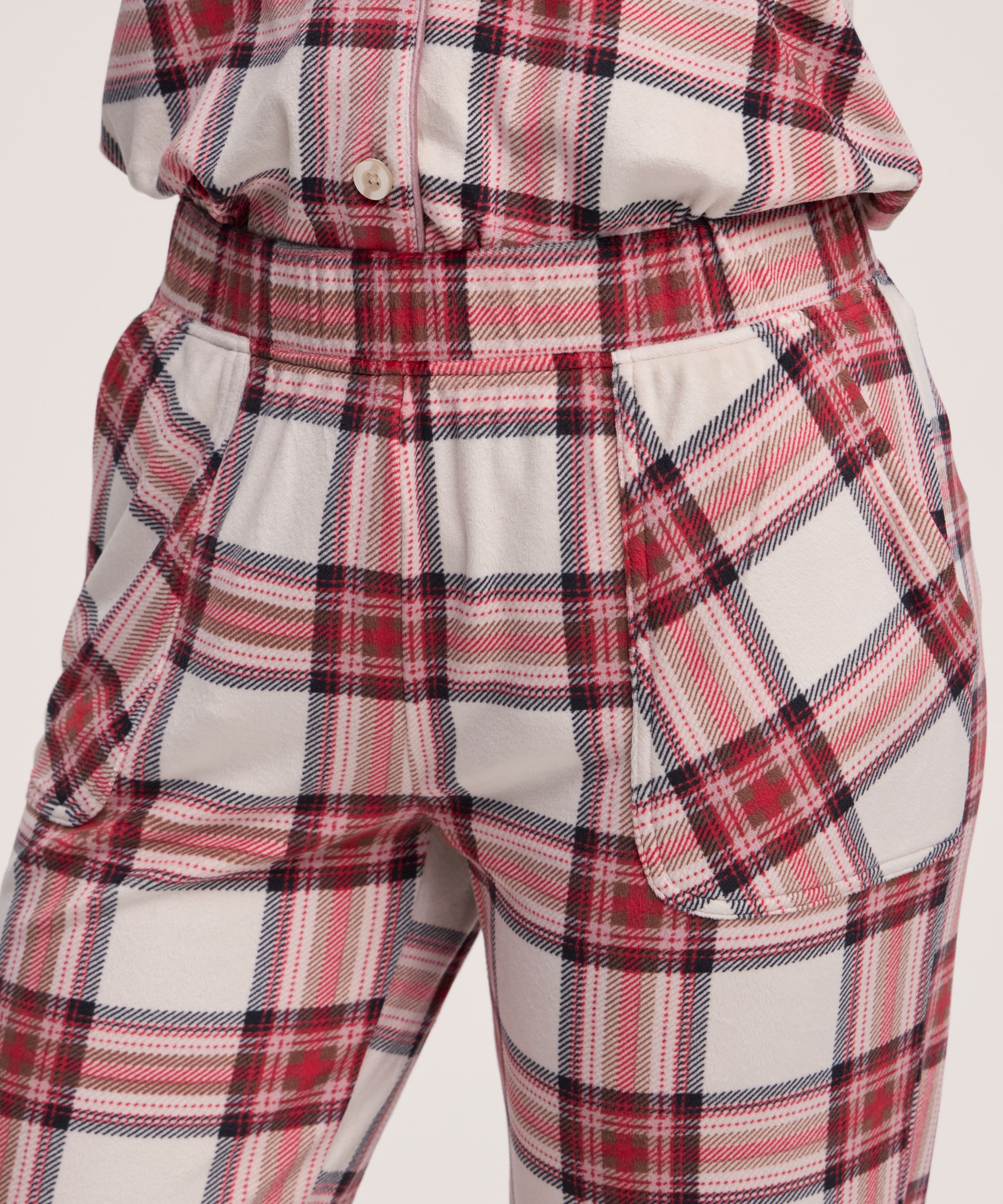 Ensemble de pyjama 2&nbsp;pièces en micropeluche brossée pour femmes, Denver Hayes