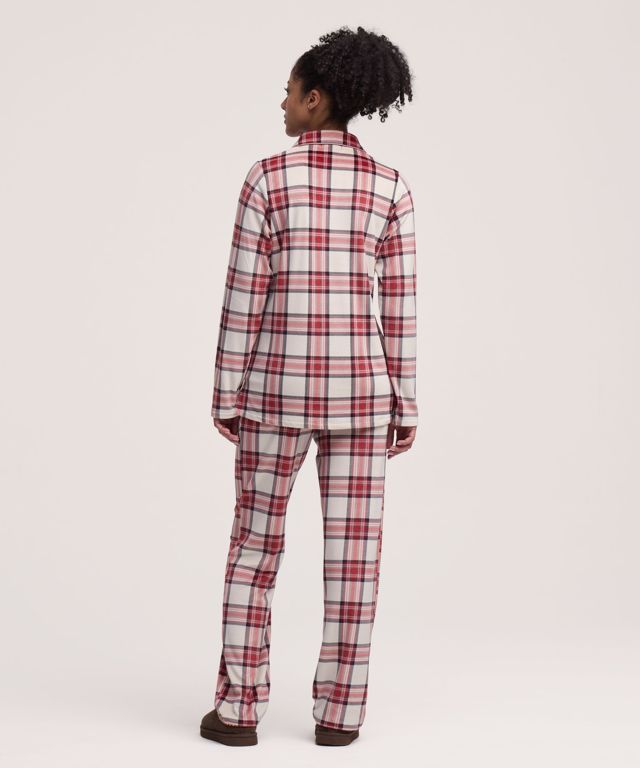 Ensemble de pyjama 2&nbsp;pièces en micropeluche brossée pour femmes, Denver Hayes
