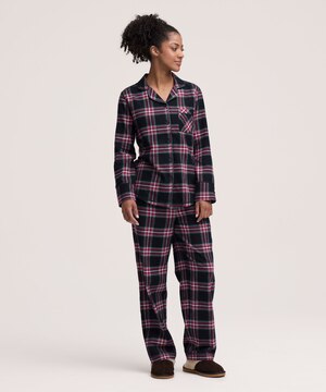 Ensemble de pyjama en flanelle 2&nbsp;pièces pour femmes, Denver Hayes