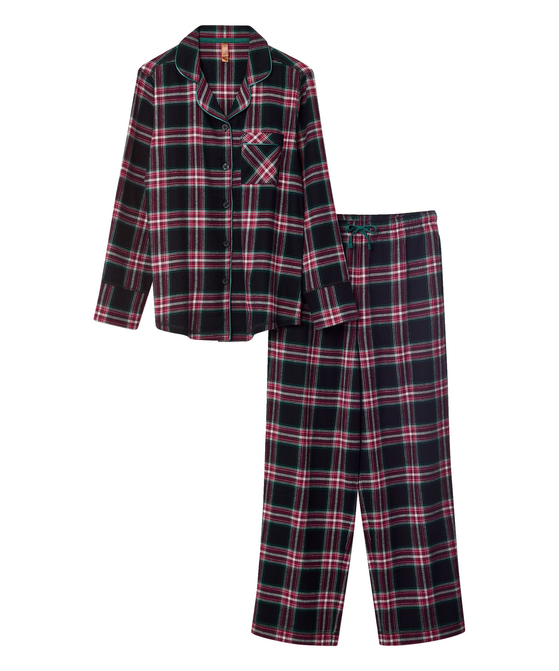 Ensemble de pyjama en flanelle 2&nbsp;pièces pour femmes, Denver Hayes