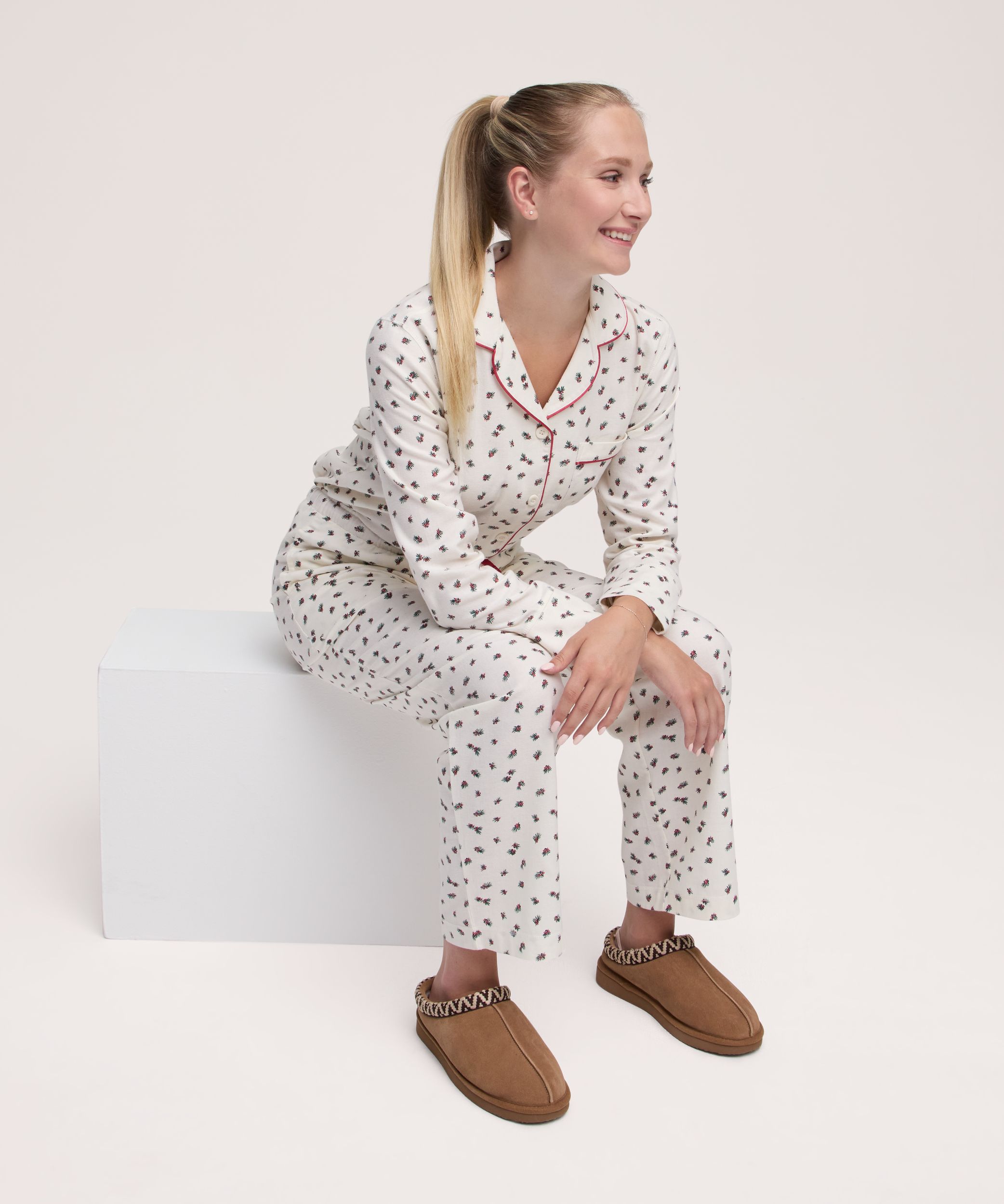 Denver Hayes Women's 2 Piece Flannel Pyjama Set
