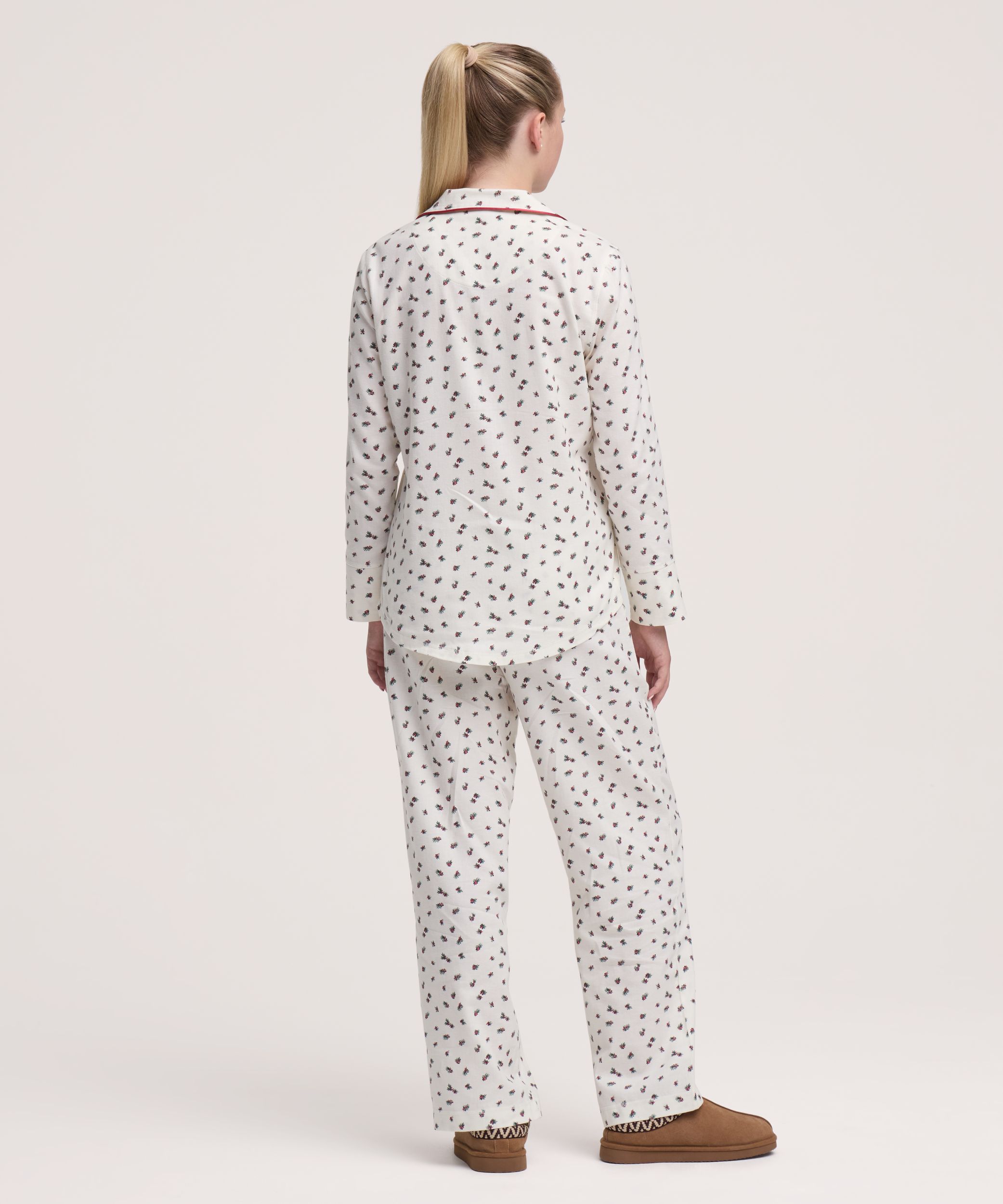 Denver Hayes Women's 2 Piece Flannel Pyjama Set