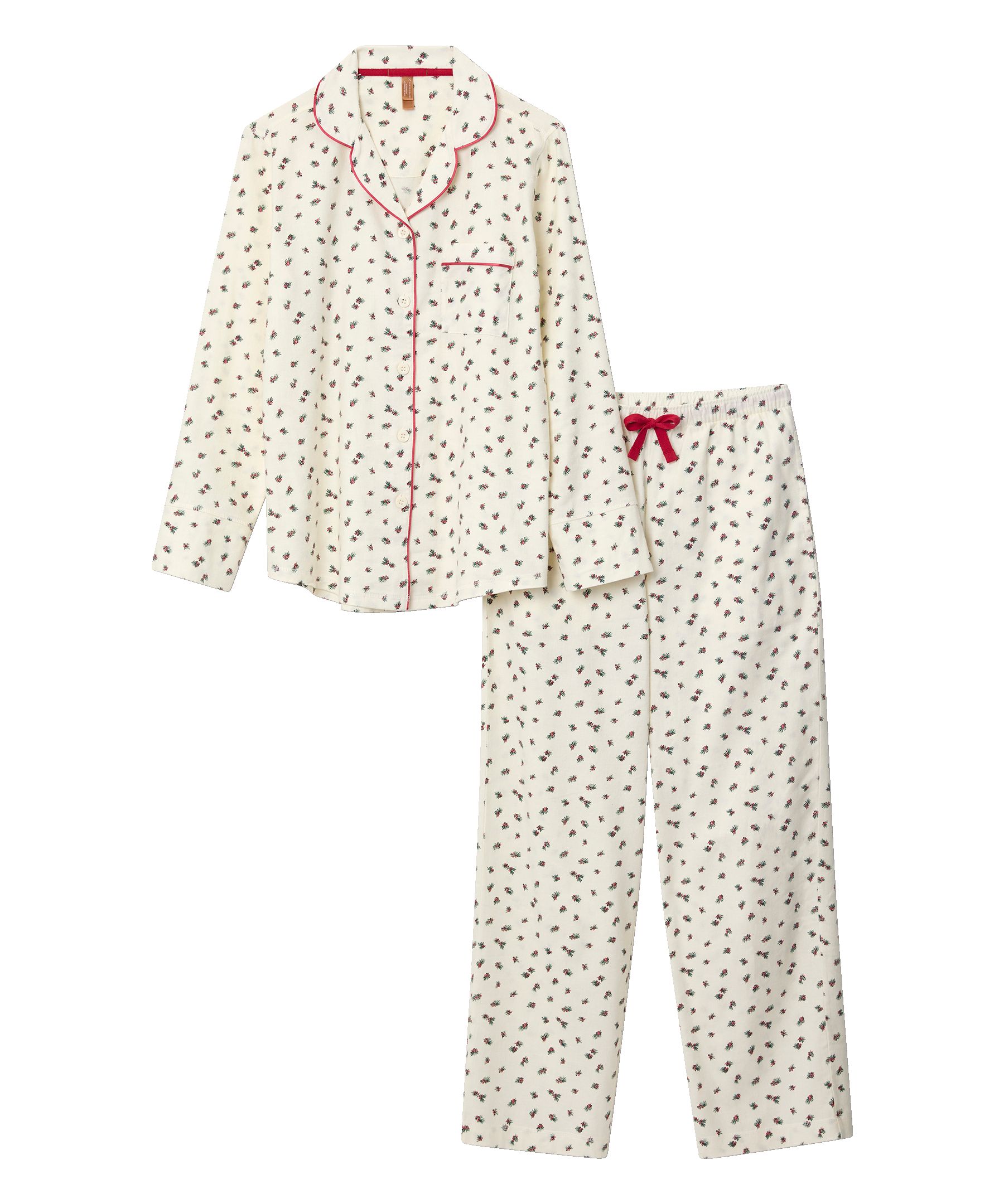 Denver Hayes Women's 2 Piece Flannel Pyjama Set