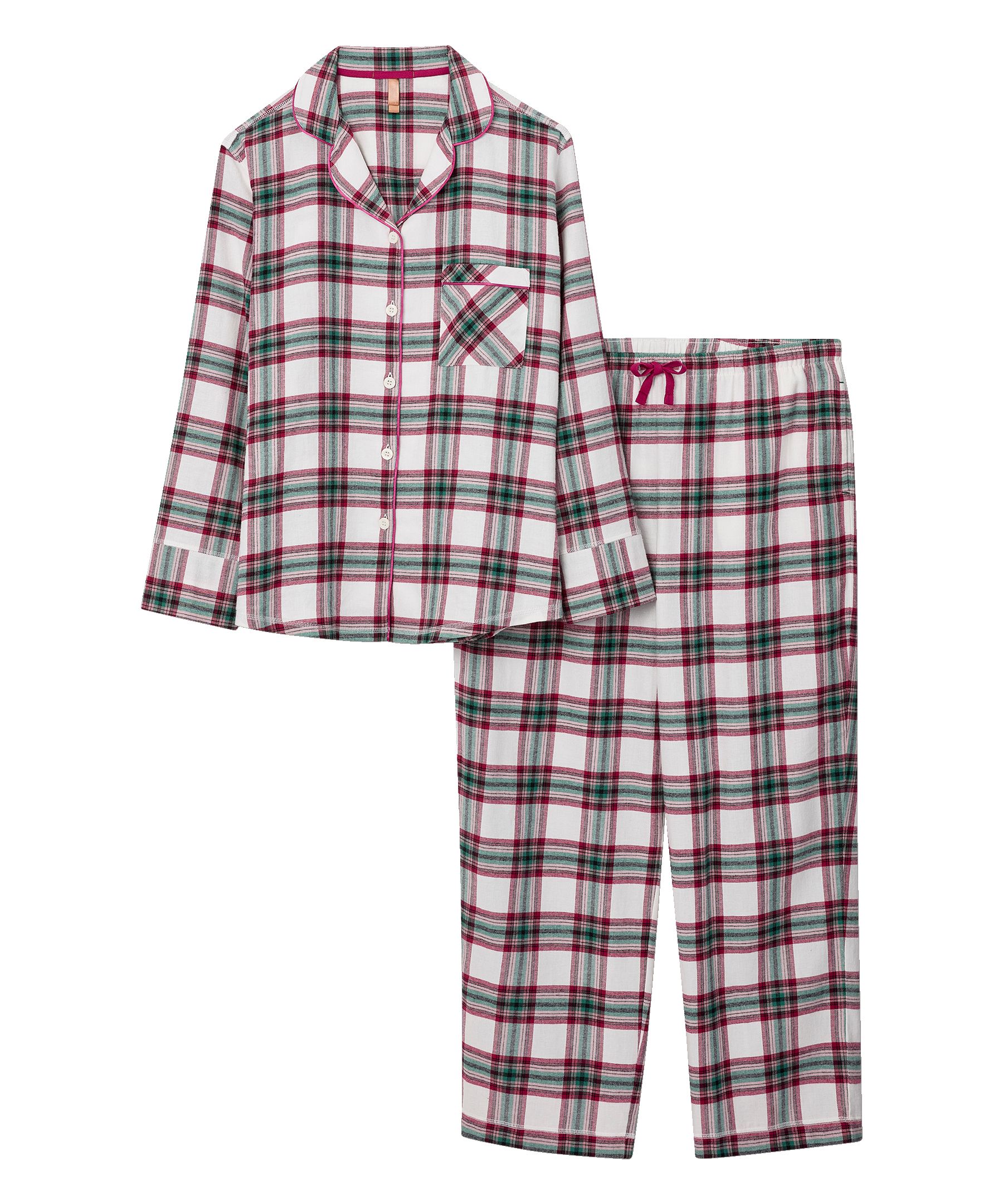 Ensemble de pyjama en flanelle 2&nbsp;pièces pour femmes, Denver Hayes