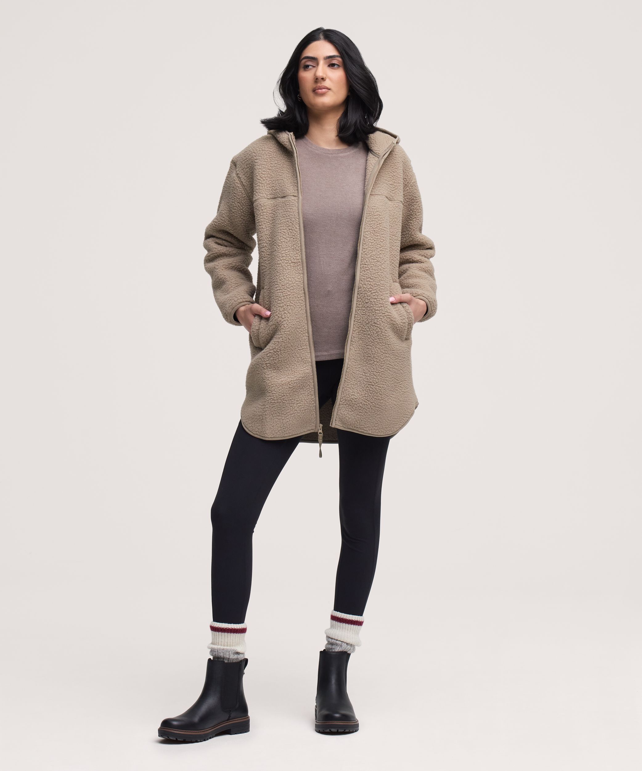 Helly Hansen Women's Outerwear Maud Pile Long Fleece Jacket