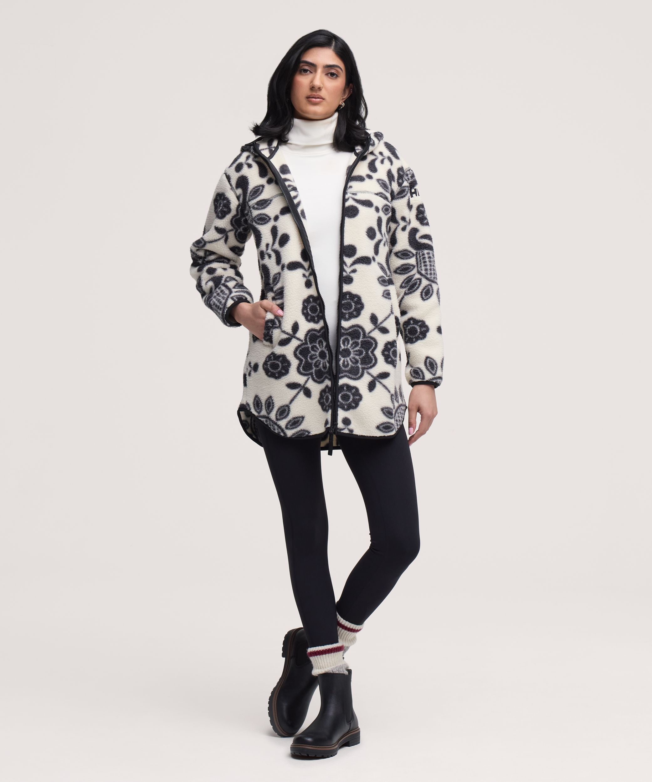 Veste extérieure longue en molleton à poils longs pour femmes, Maud, Helly Hansen