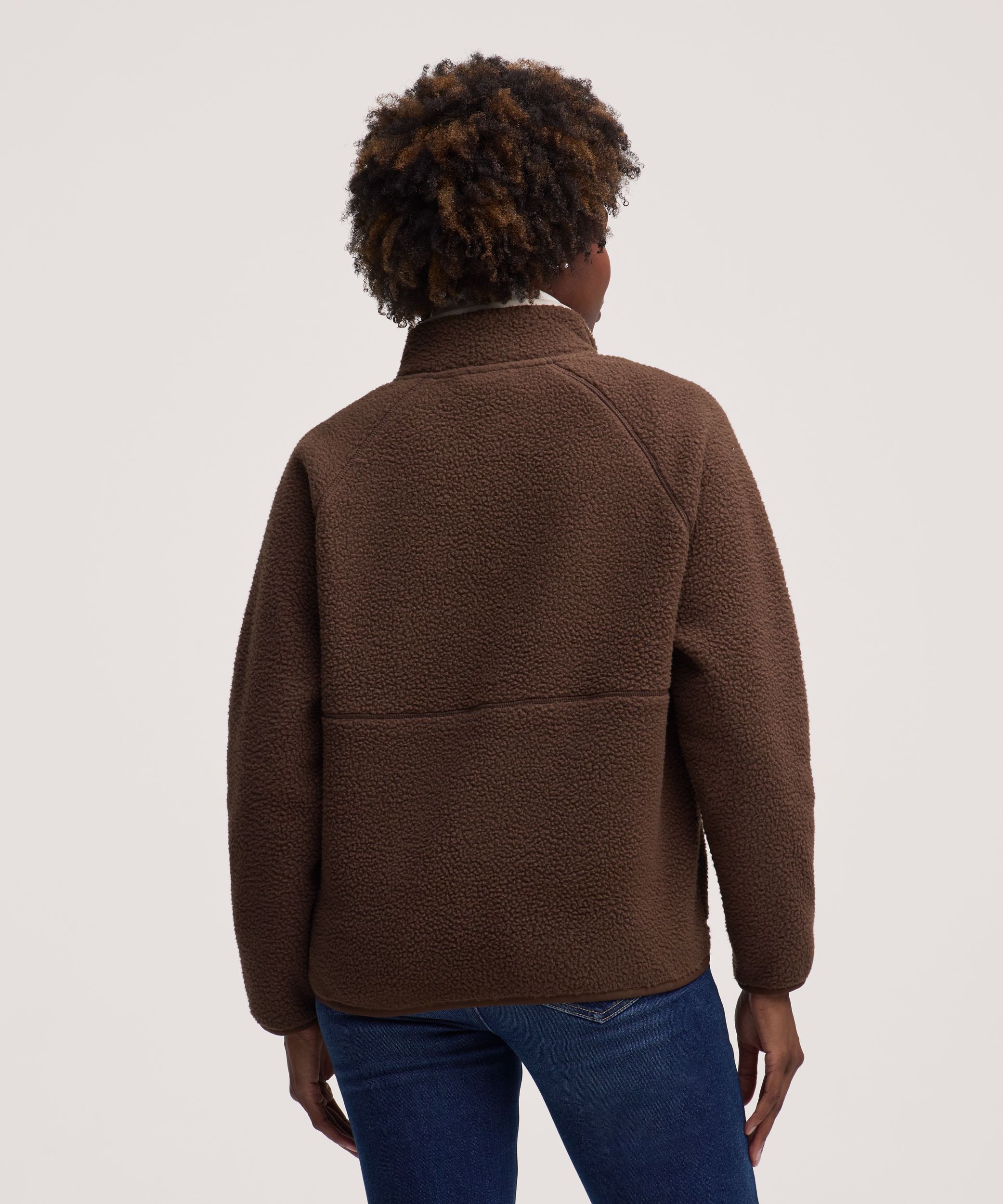 Chandail en sherpa à demi-glissière et avec T-Max pour femmes, WindRiver