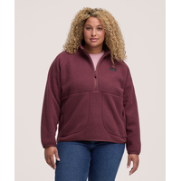 Chandail en sherpa à demi-glissière et avec T-Max pour femmes, WindRiver