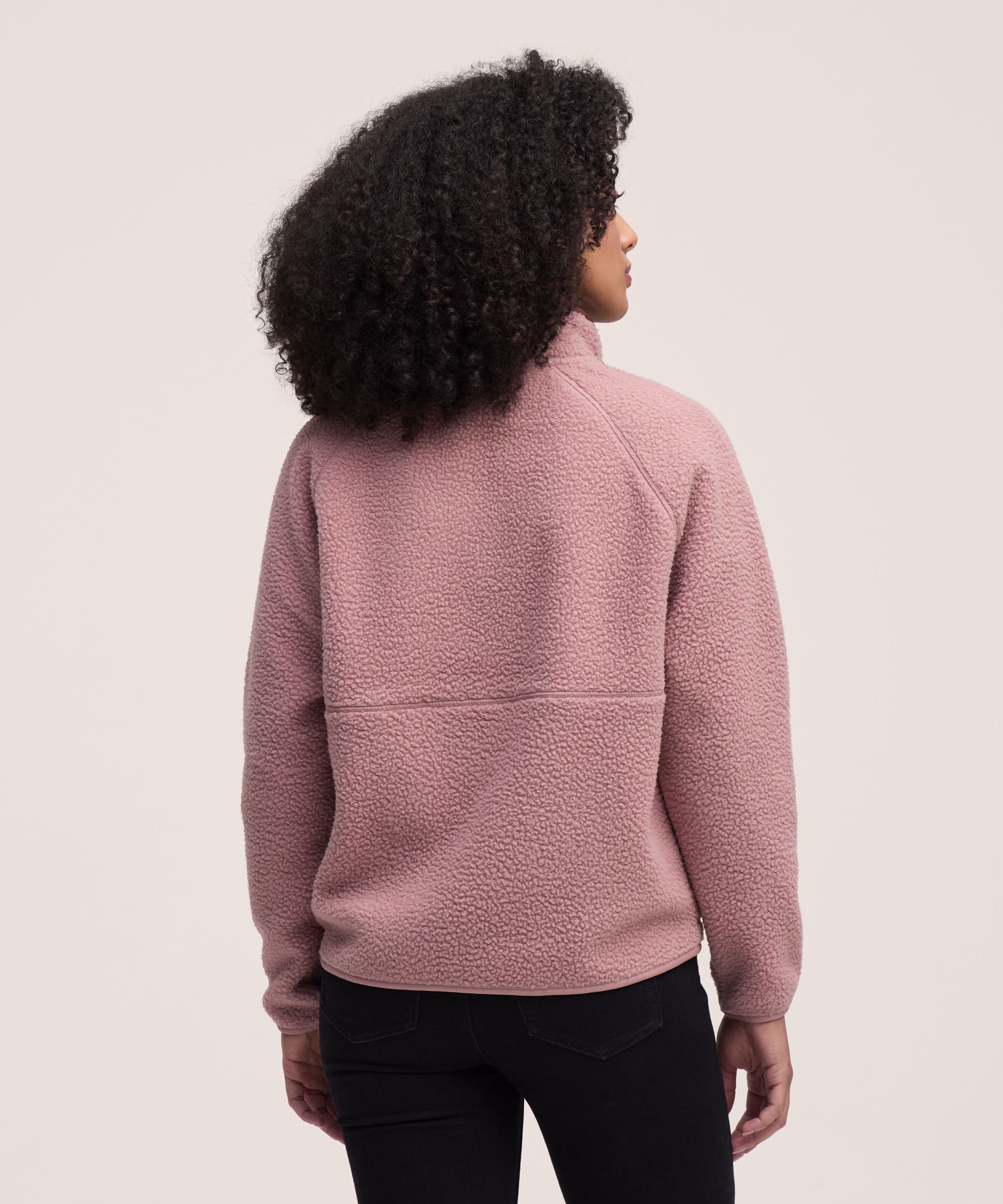 Chandail en sherpa à demi-glissière et avec T-Max pour femmes, WindRiver