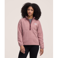 Chandail en sherpa à demi-glissière et avec T-Max pour femmes, WindRiver