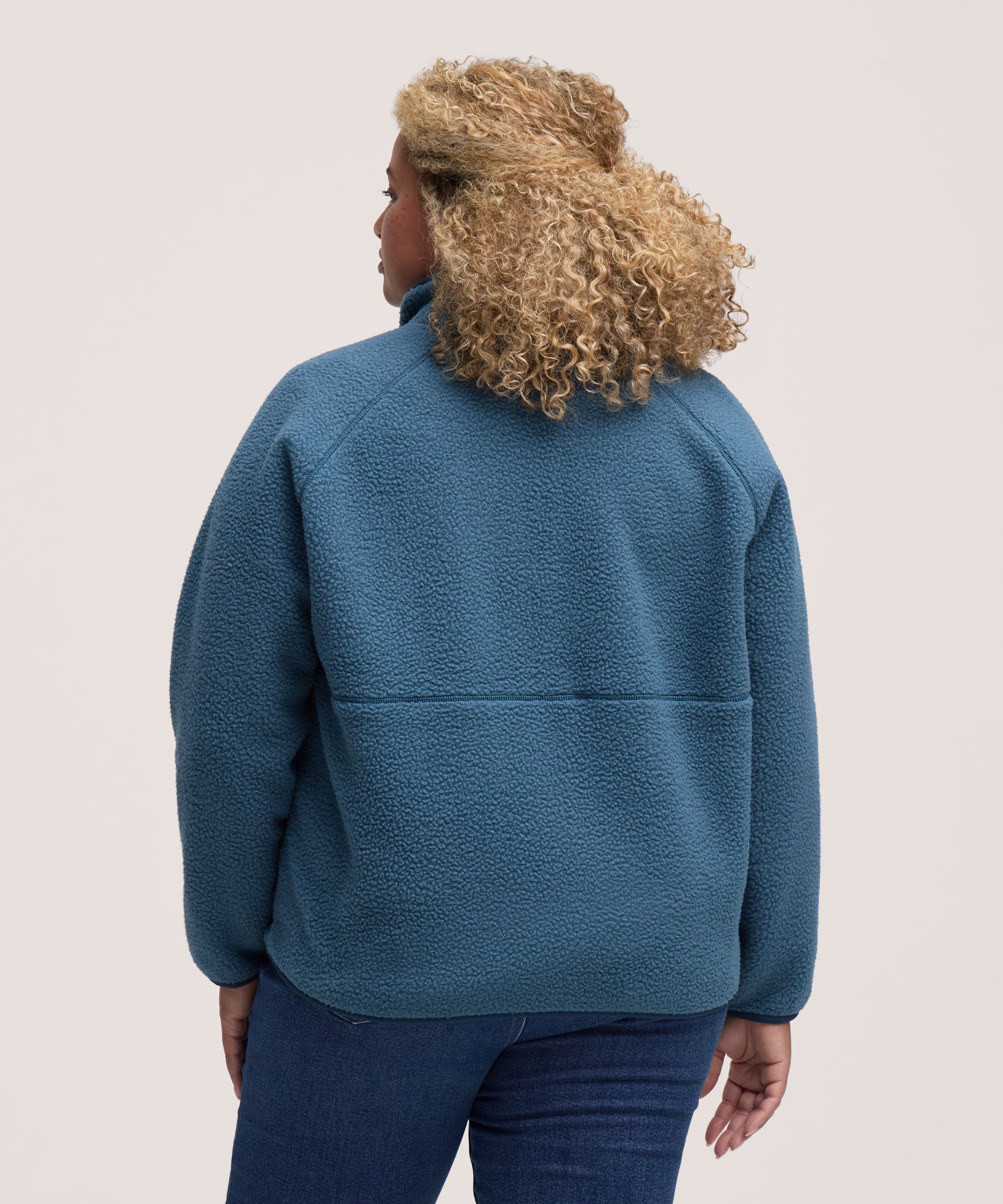 Chandail en sherpa à demi-glissière et avec T-Max pour femmes, WindRiver