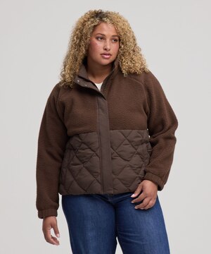 WindRiver Women's T-MAX Full Snap Sherpa Fleece Sweater