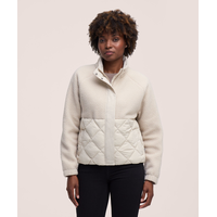 Chandail en molleton sherpa à fermeture intégrale à boutons-pression T-MAX pour femmes, WindRiver
