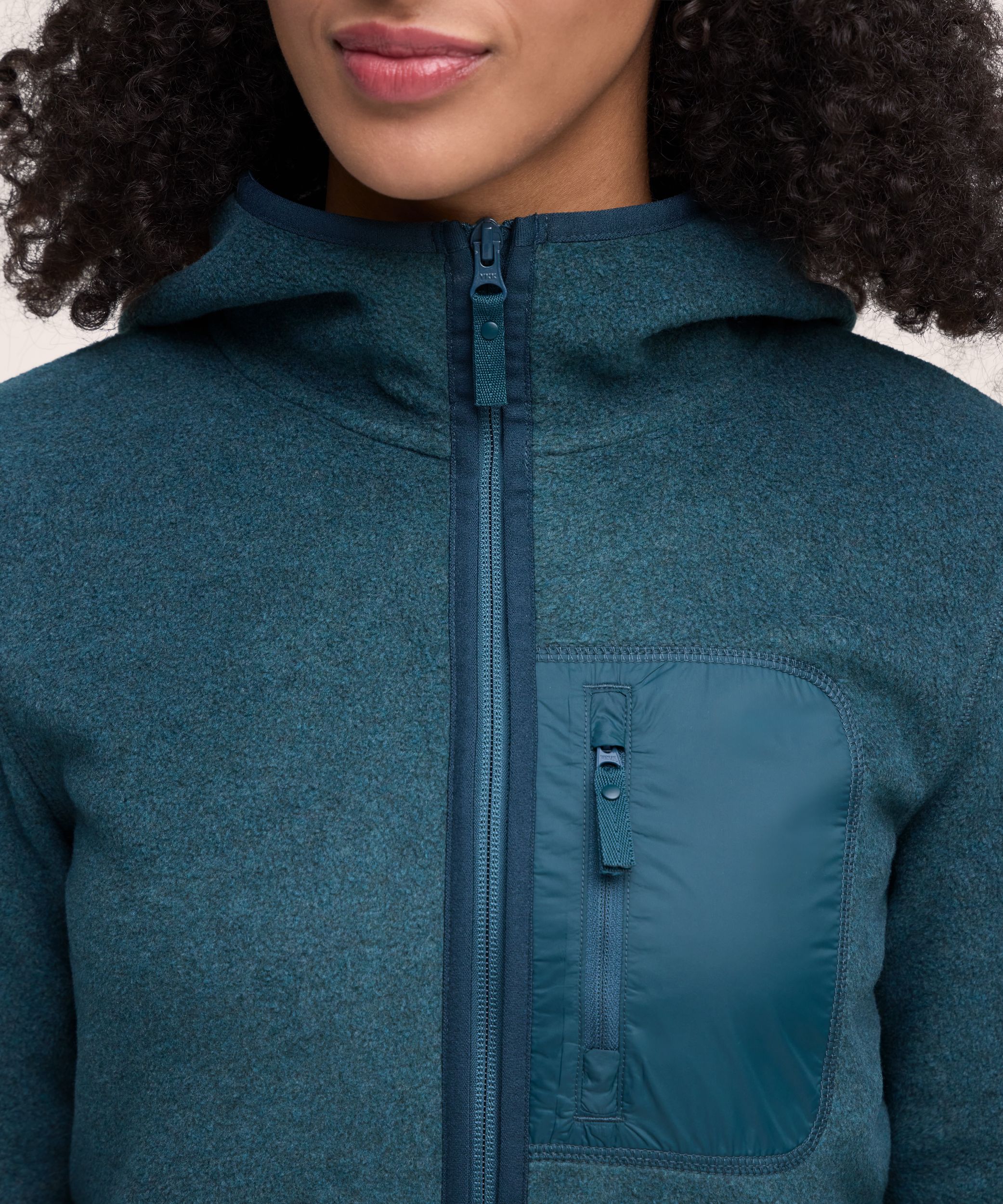 Veste à glissière pleine longueur en molleton avec T-Max pour hommes, WindRiver