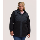 Veste longue en molleton de sherpa T-MAX pour femmes, WindRiver