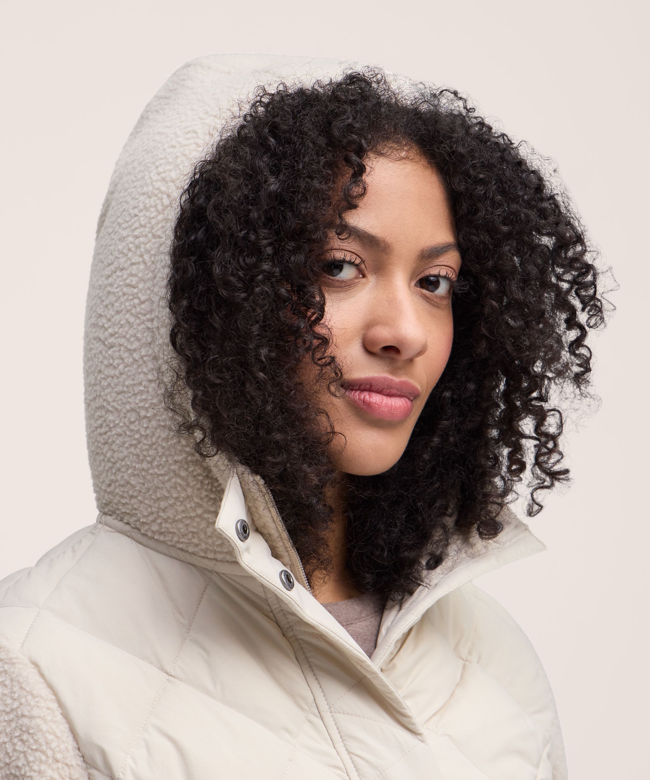 Veste longue en molleton de sherpa T-MAX pour femmes, WindRiver