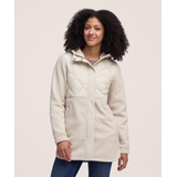 Veste longue en molleton de sherpa T-MAX pour femmes, WindRiver