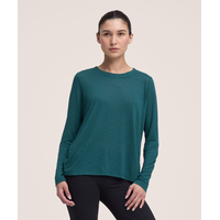 T-shirt à manches longues avec pli arrière pour femmes, Shambhala