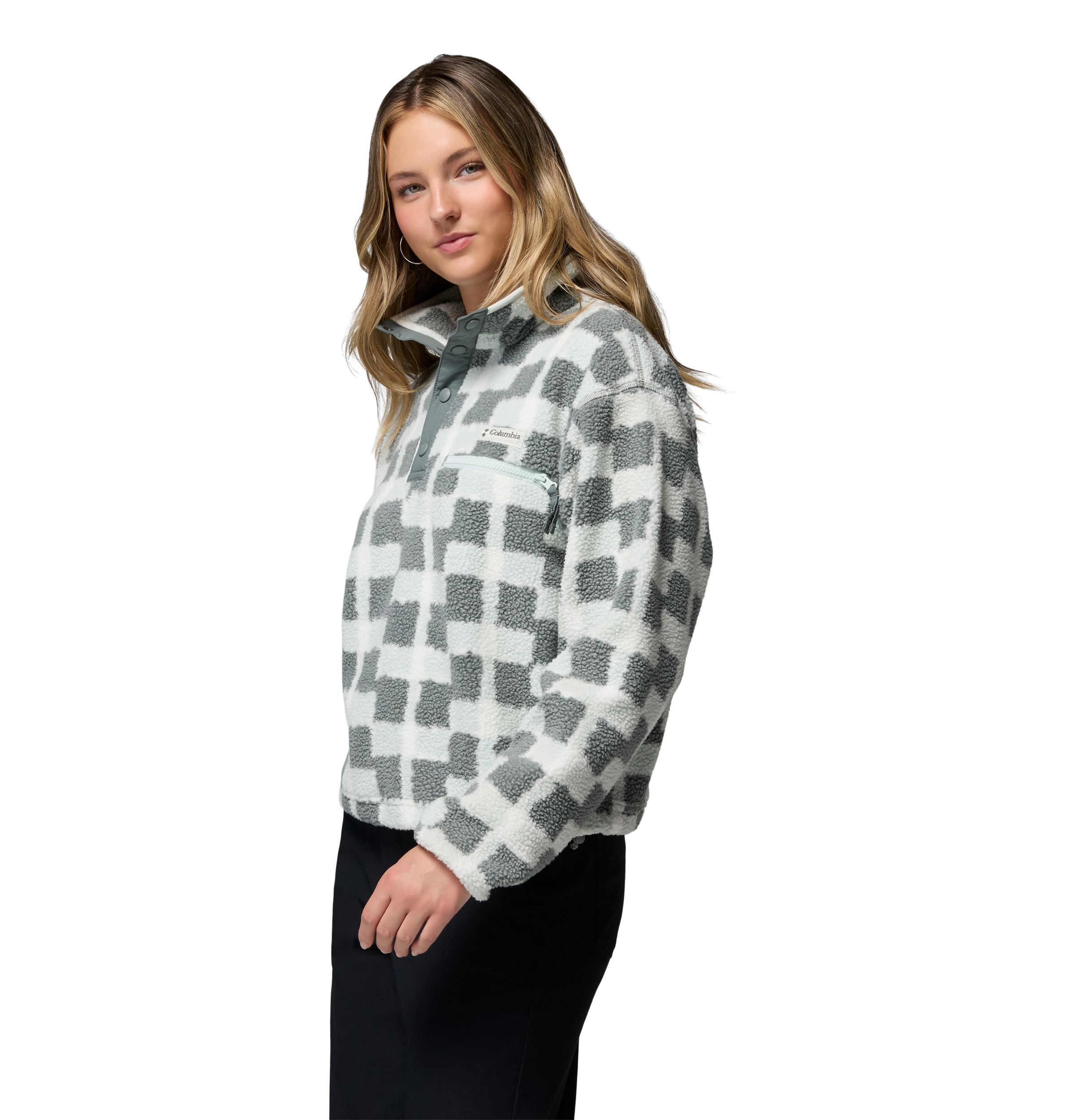 Columbia Women's Helvetia™ Ii Printed Cropped Fleece Top