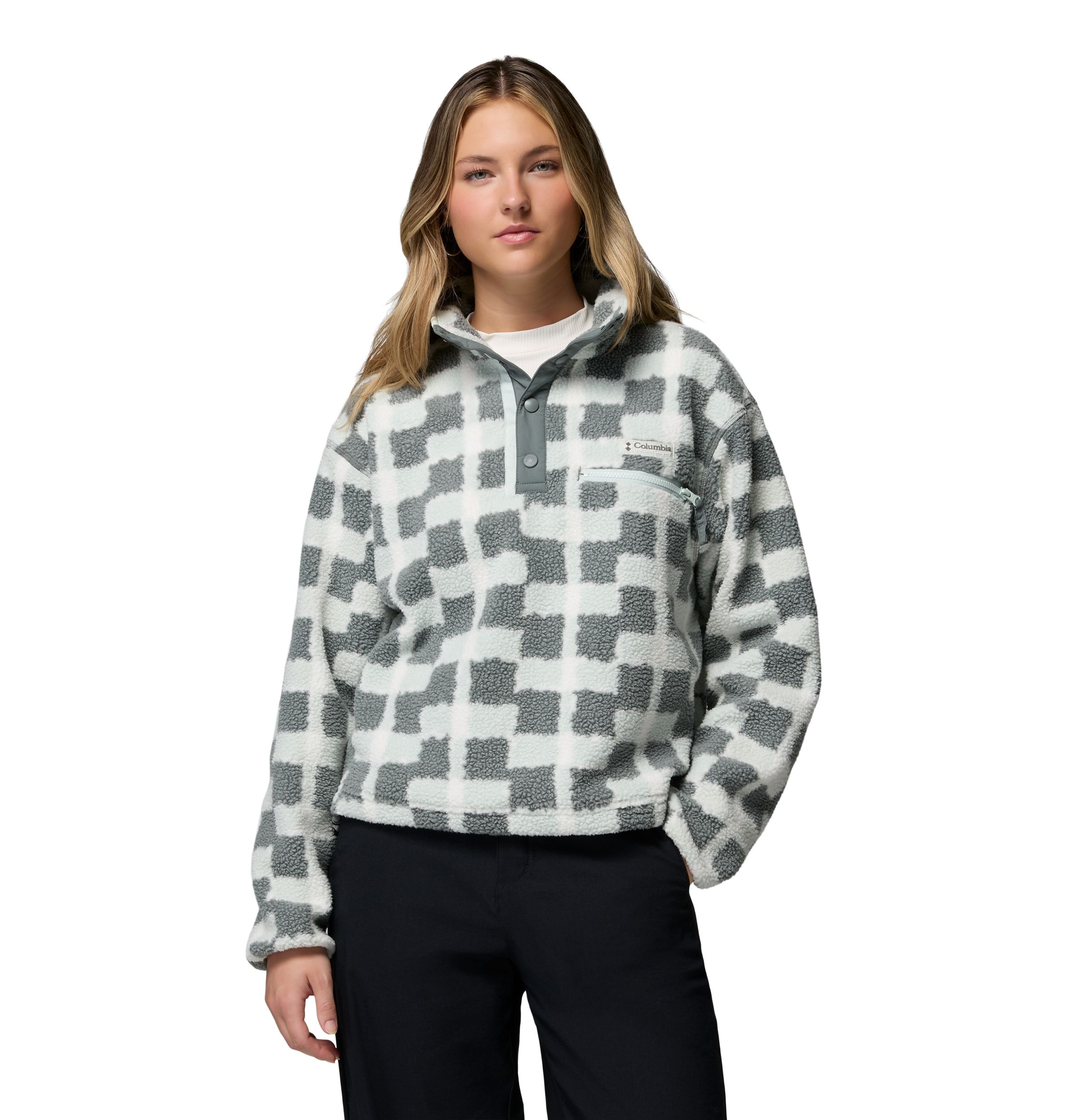 Columbia Women's Helvetia™ Ii Printed Cropped Fleece Top