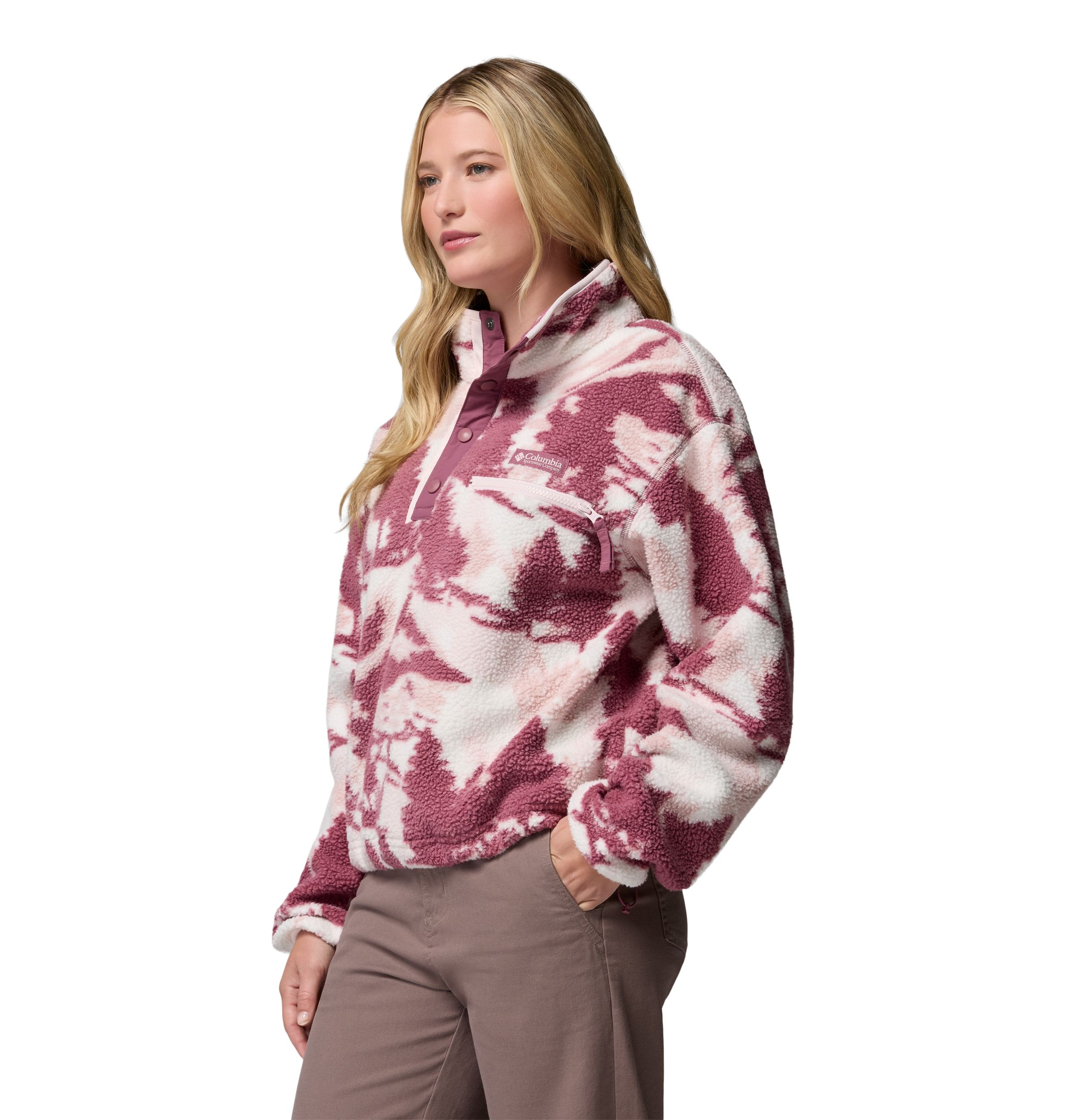 Columbia Women's Helvetia™ Ii Printed Cropped Fleece Top