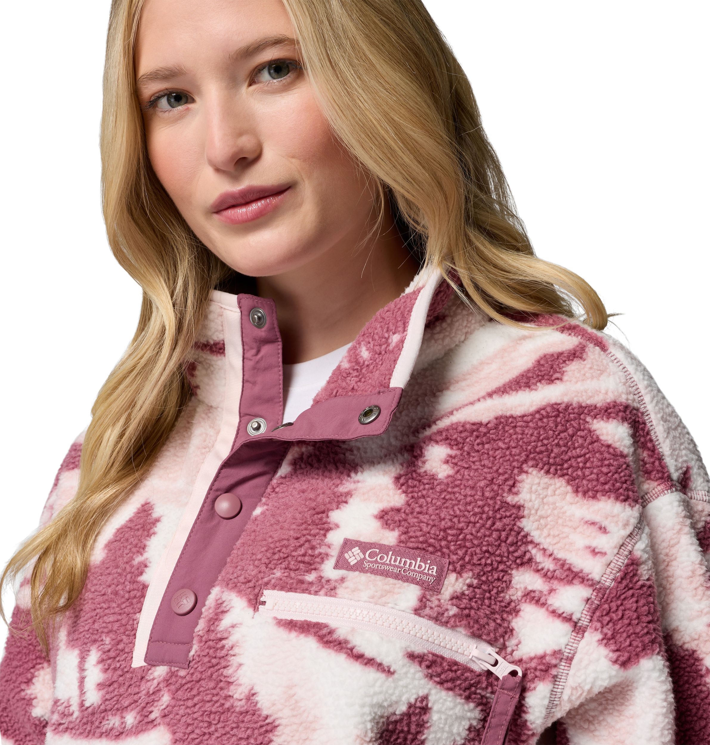 Columbia Women's Helvetia™ Ii Printed Cropped Fleece Top