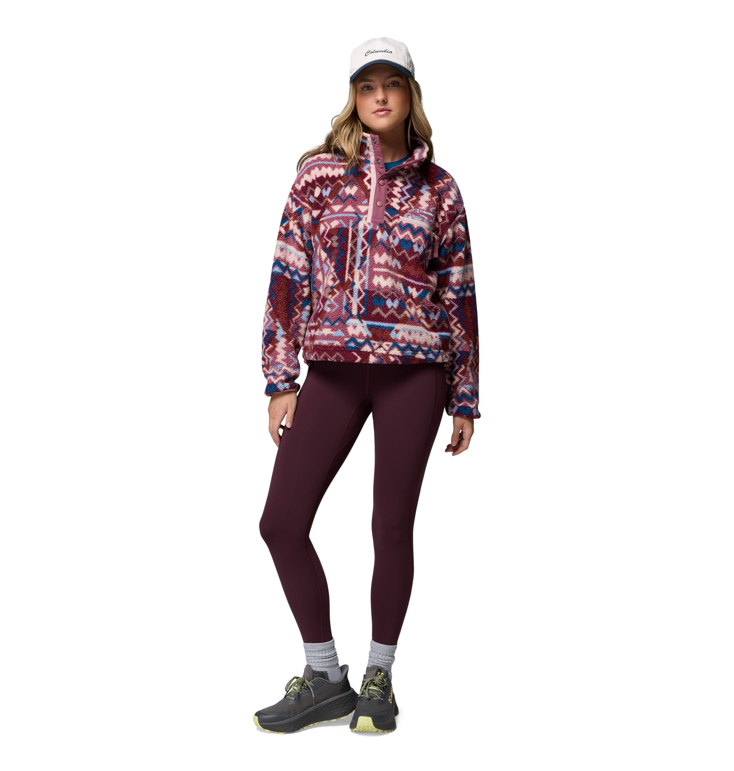 Columbia Women's Helvetia™ Ii Printed Cropped Fleece Top