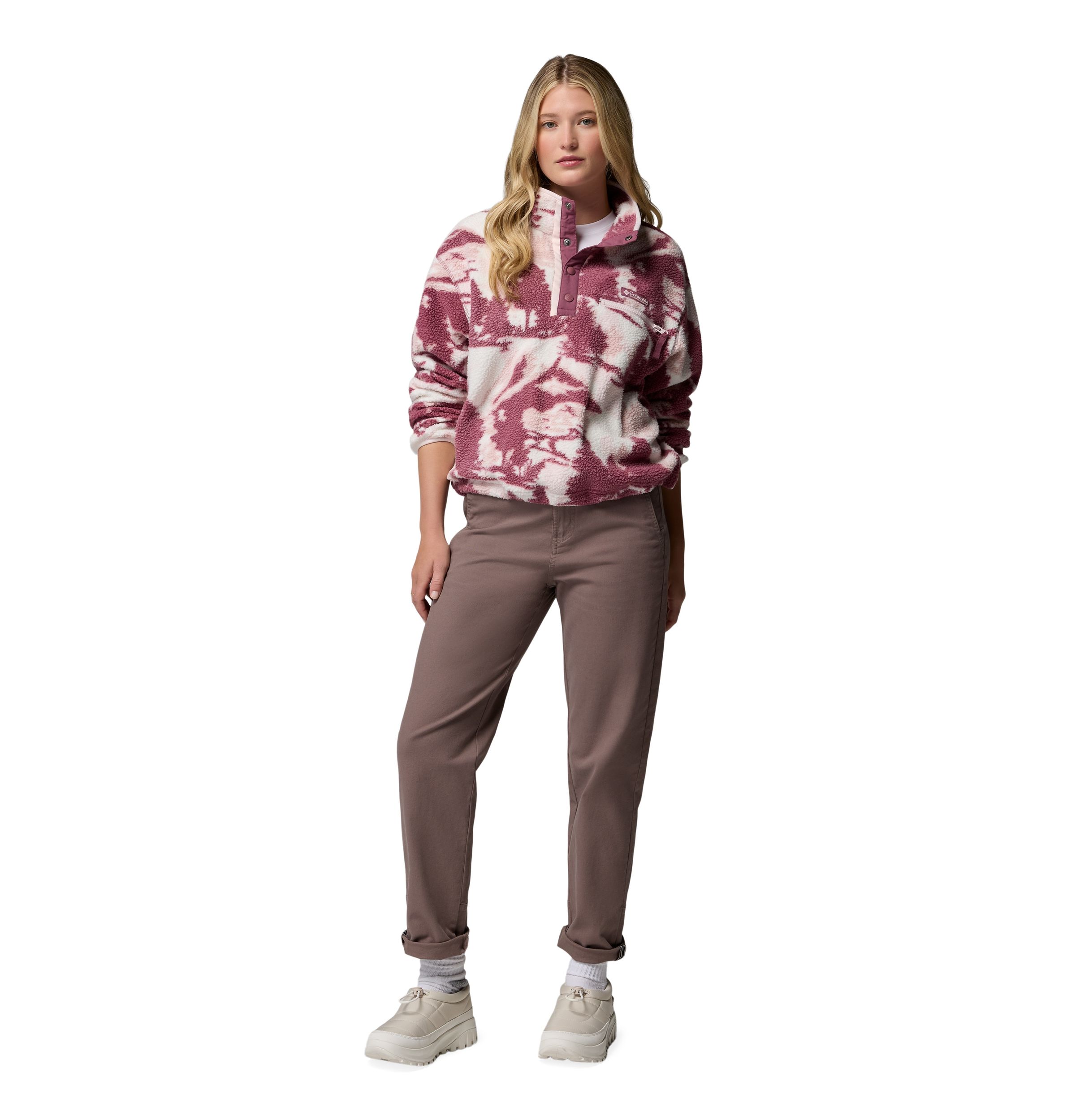 Columbia Women's Helvetia™ Ii Printed Cropped Fleece Top
