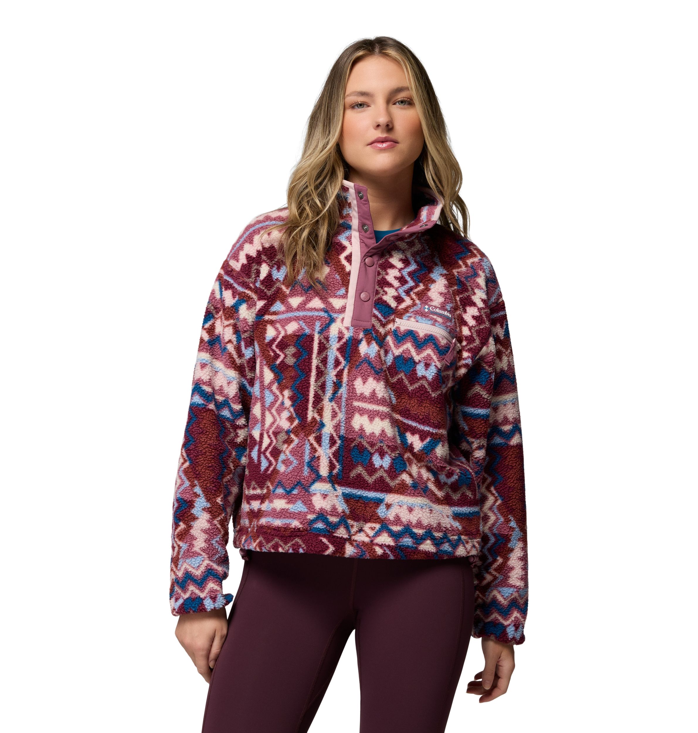 Columbia Women's Helvetia™ Ii Printed Cropped Fleece Top