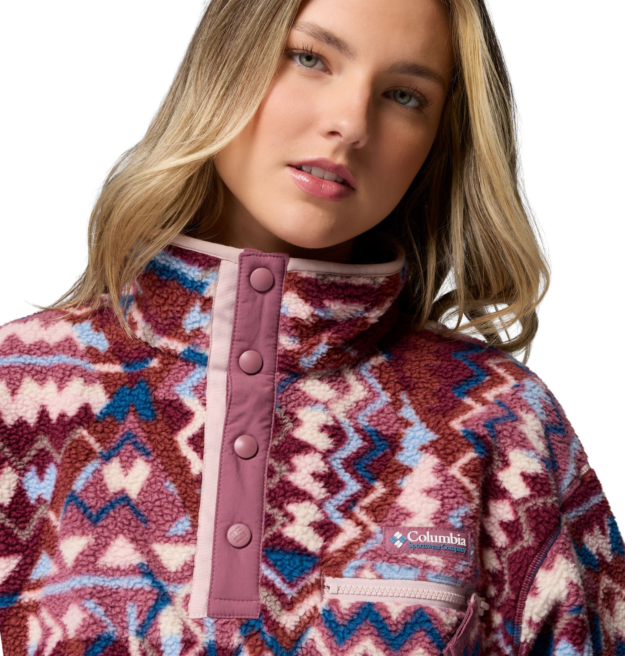 Columbia Women's Helvetia™ Ii Printed Cropped Fleece Top