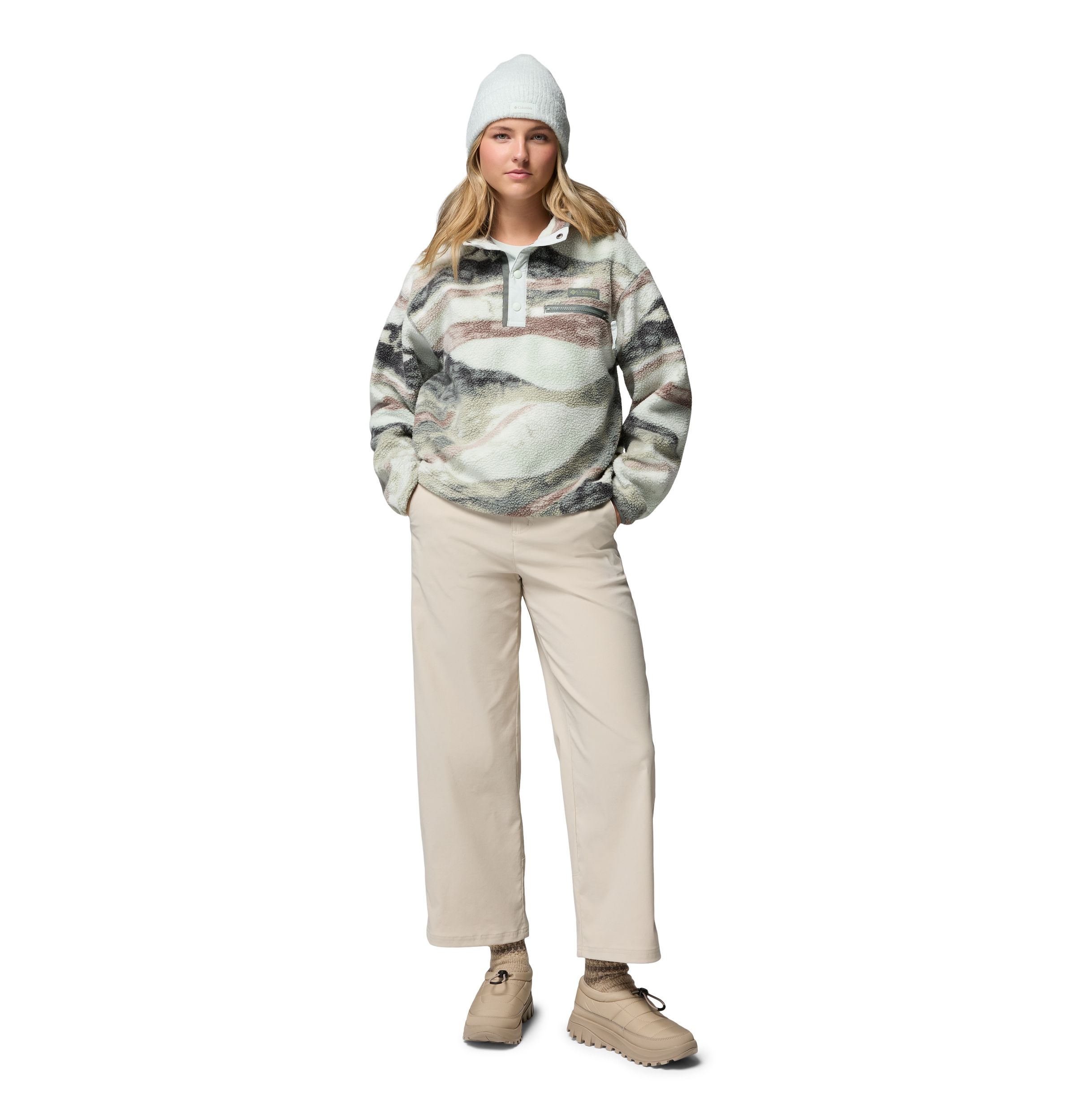 Columbia Women's Helvetia™ Ii Printed Cropped Fleece Top