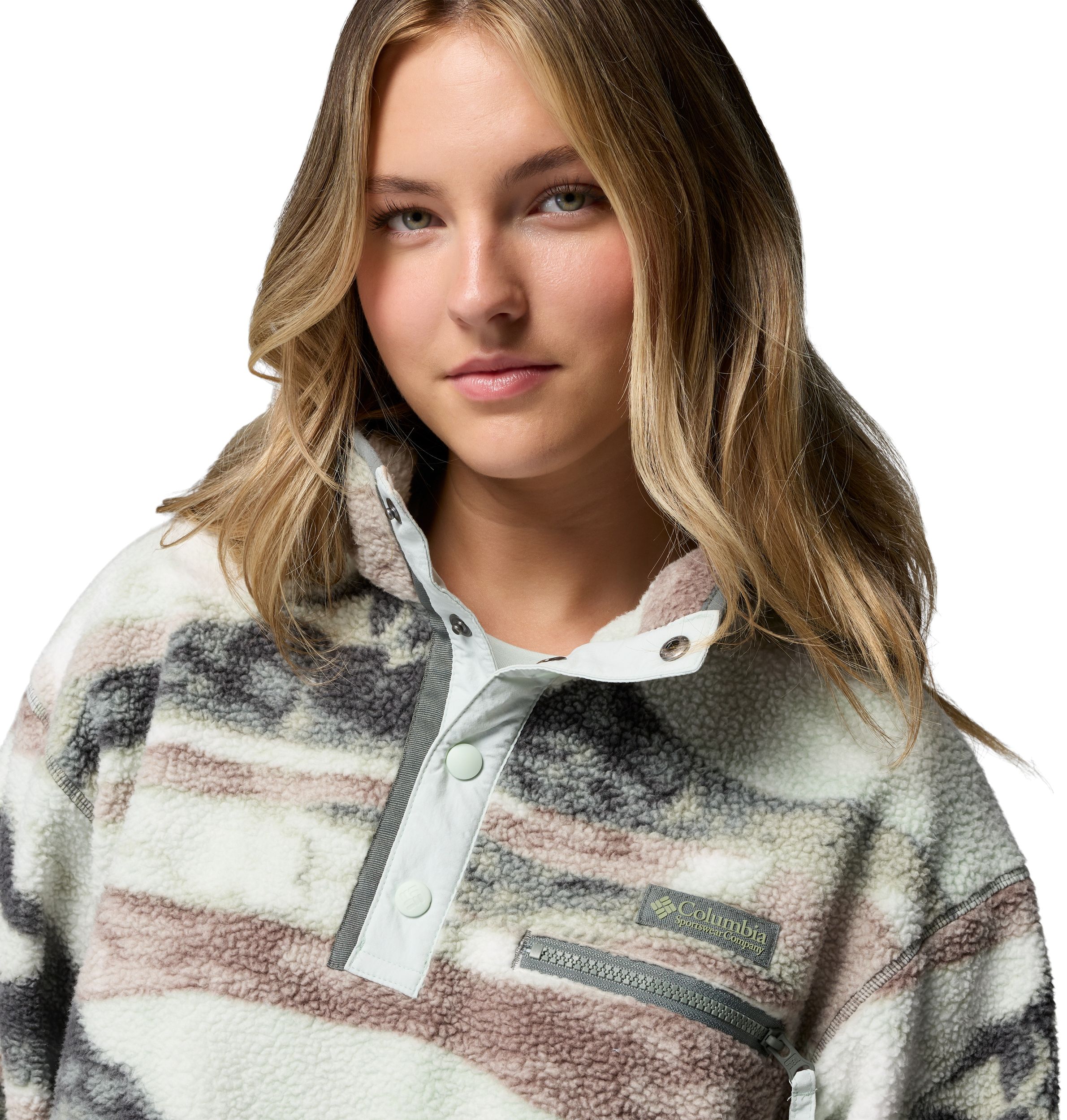 Columbia Women's Helvetia™ Ii Printed Cropped Fleece Top