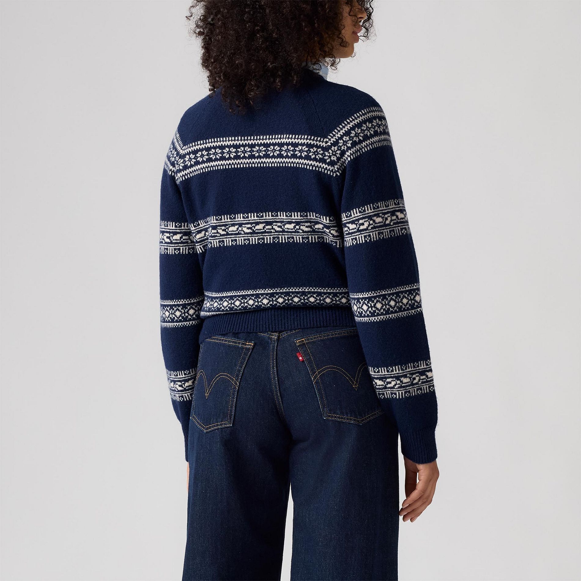 Chandail à col ras du cou et motif Jacquard pour femmes, Jolie, Levi’s