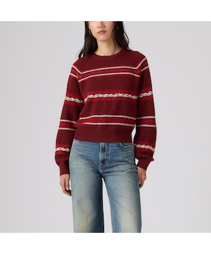 Levi's Women's Jolie Fairisle Warm Sweatshirt Sweater