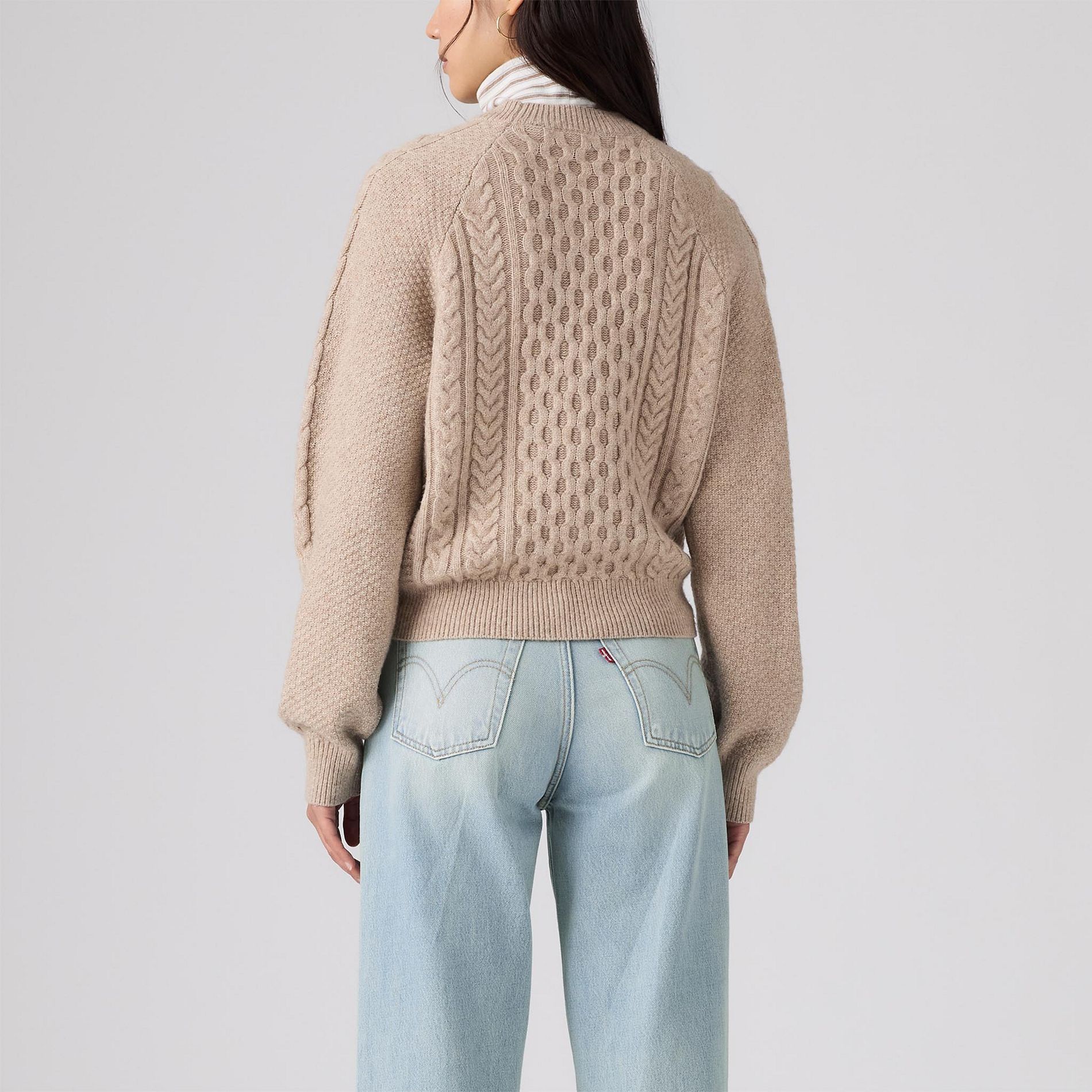 Levi's Women's Jolie Cable Crewneck Sweater
