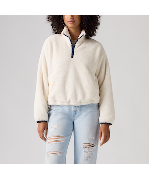 Chandail en molleton de sherpa à glissière 1/4 pour femmes, Atwood, Levi’s