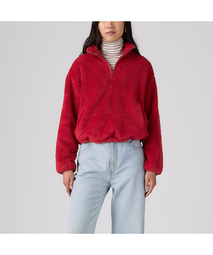 Chandail en molleton de sherpa à glissière 1/4 pour femmes, Atwood, Levi’s