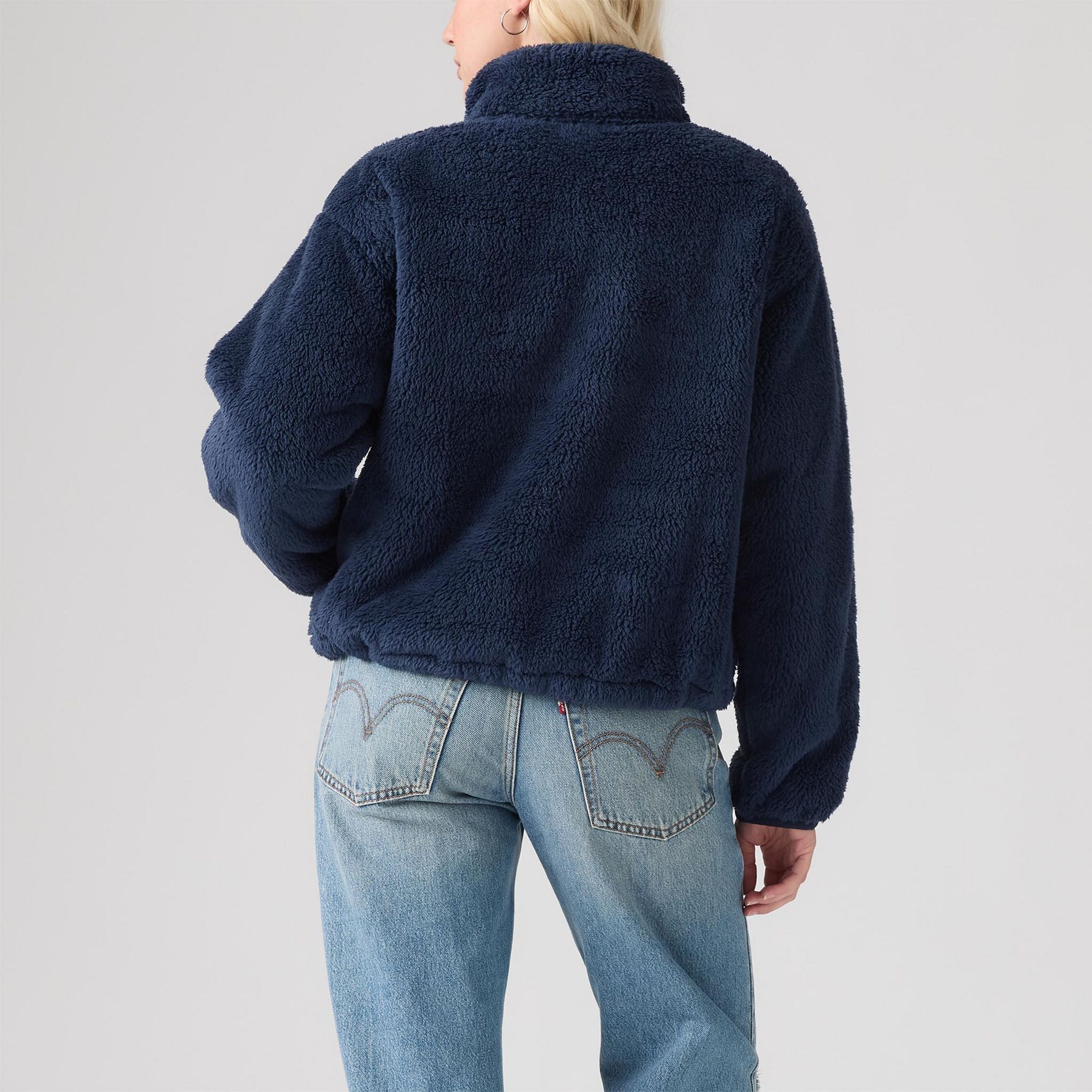 Chandail en molleton de sherpa à glissière 1/4 pour femmes, Atwood, Levi’s