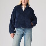 Chandail en molleton de sherpa à glissière 1/4 pour femmes, Atwood, Levi’s Front_Flat