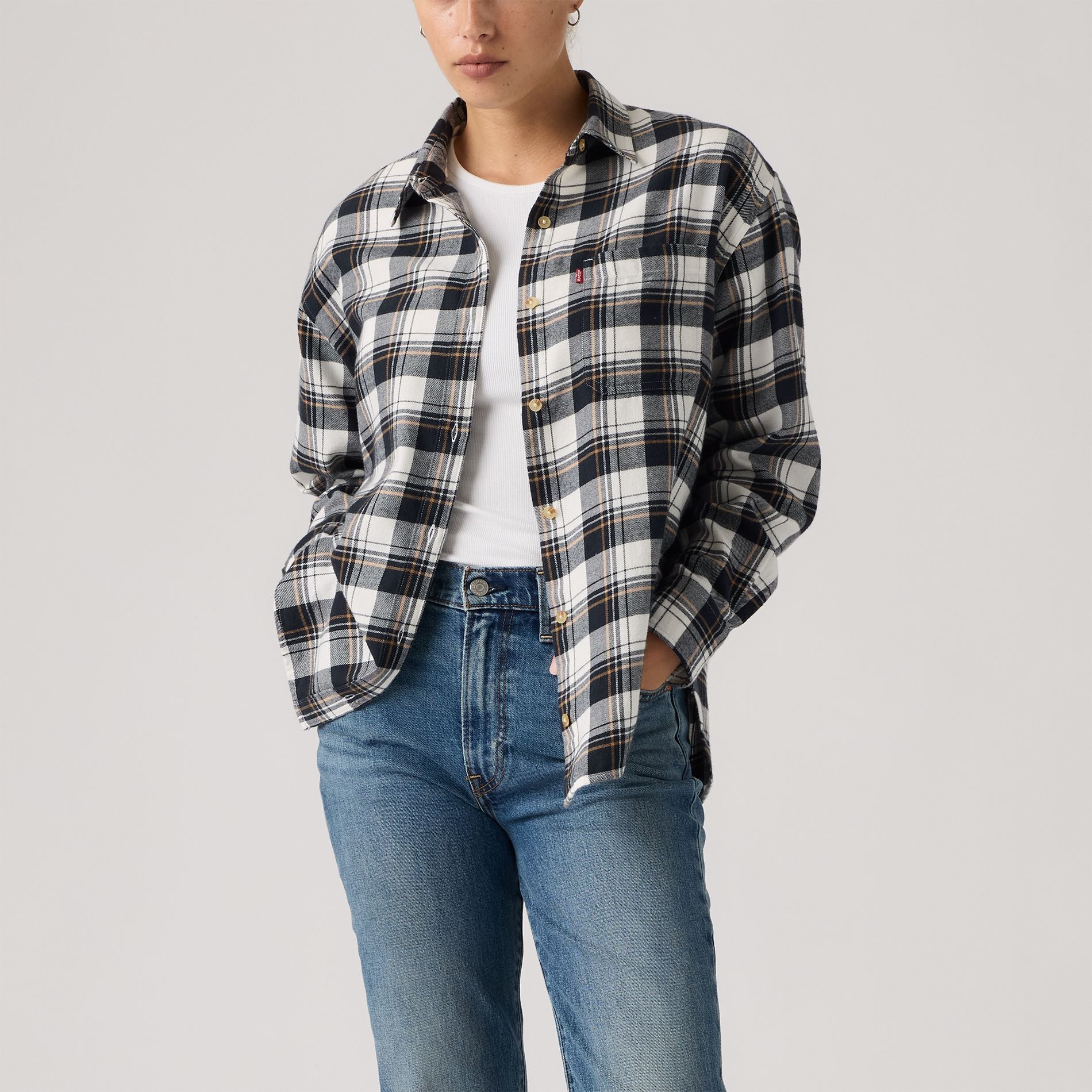 Chemise à carreaux en flanelle pour femmes, Nash, Levi’s