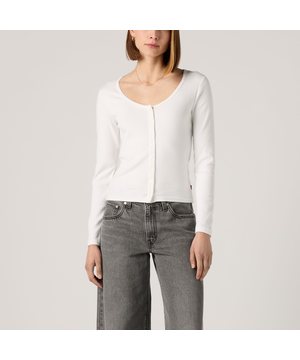Levi's Women's Austen Long Sleeve Button ThruTop